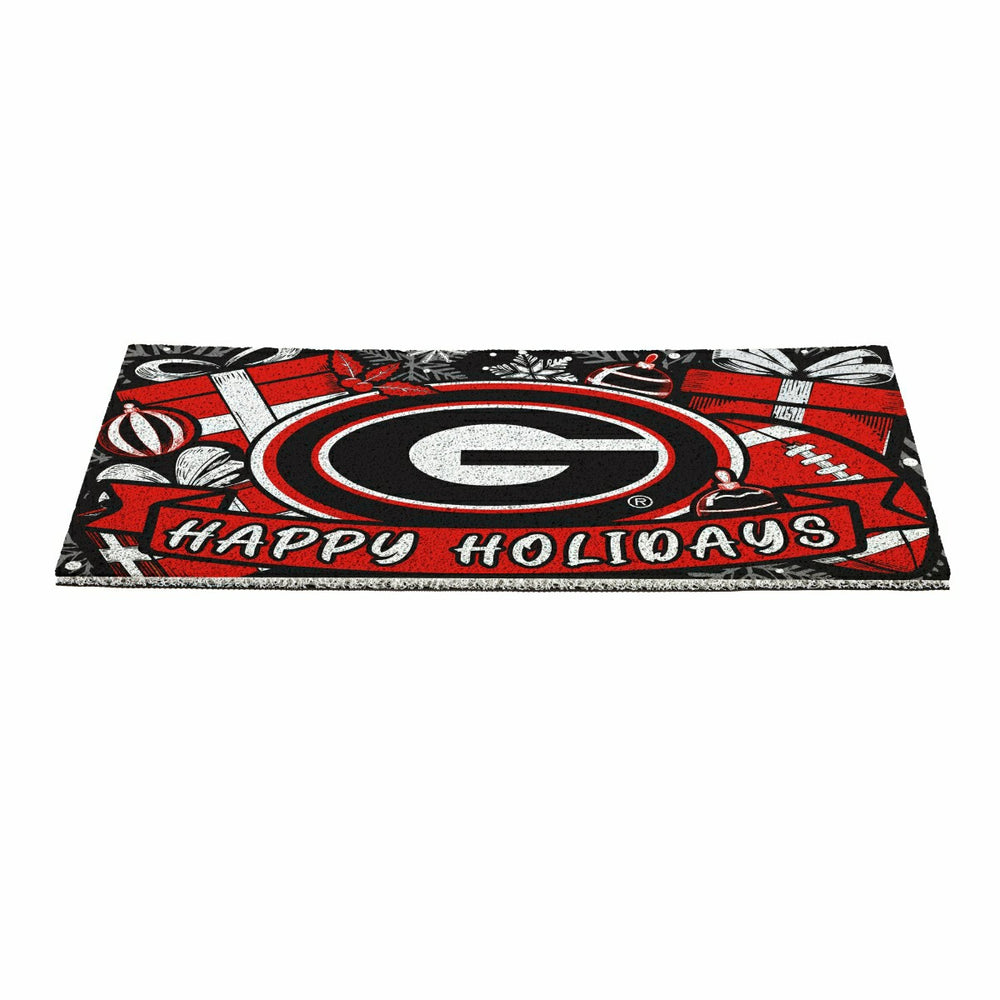 University of Georgia Holiday PVC Mat, 28"x16"