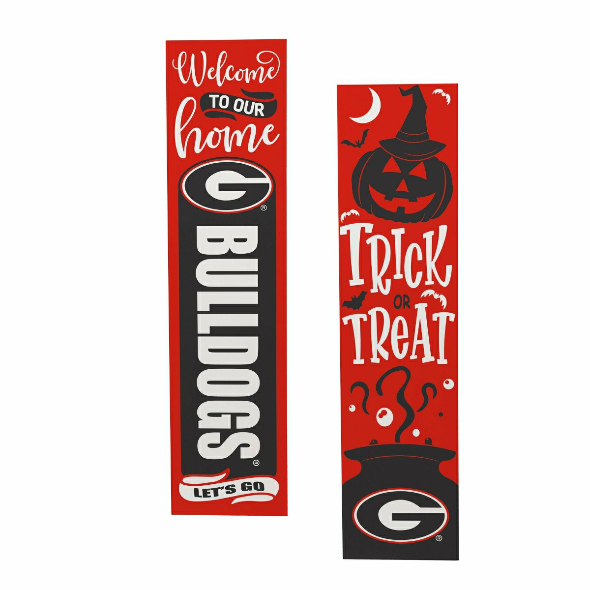 47" Double Sided Leaner, University of Georgia, Halloween