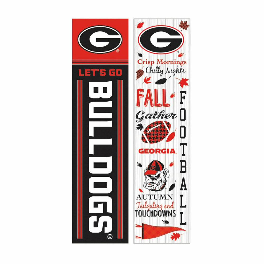 46" Double Sided Leaner, University of Georgia, Fall Seasonal