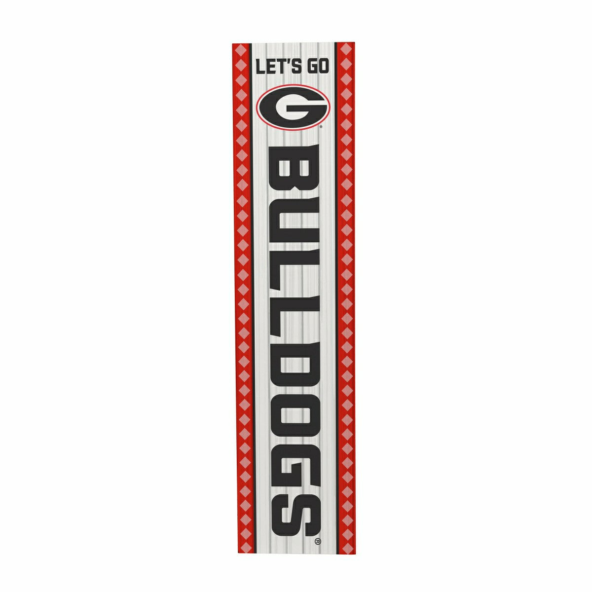 47" Double Sided Leaner, University of Georgia, Christmas