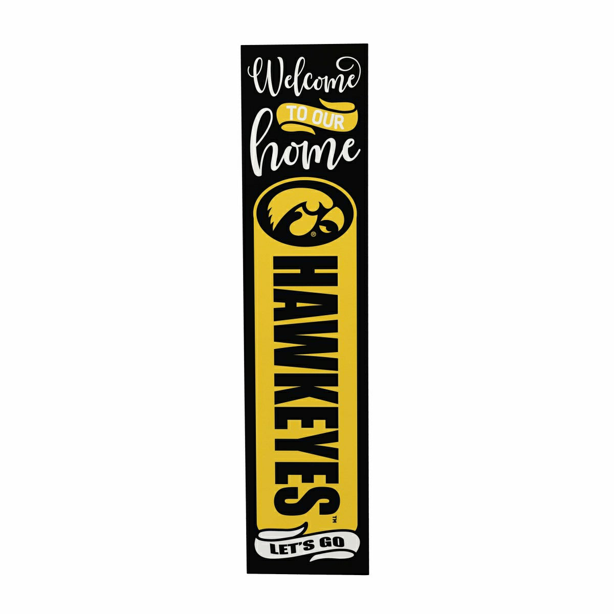 47" Double Sided Leaner, University of Iowa, Halloween