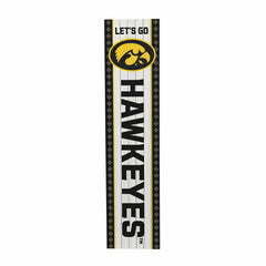 47" Double Sided Leaner, University of Iowa, Christmas