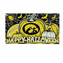 University of Iowa Halloween PVC Mat, 28"x16"