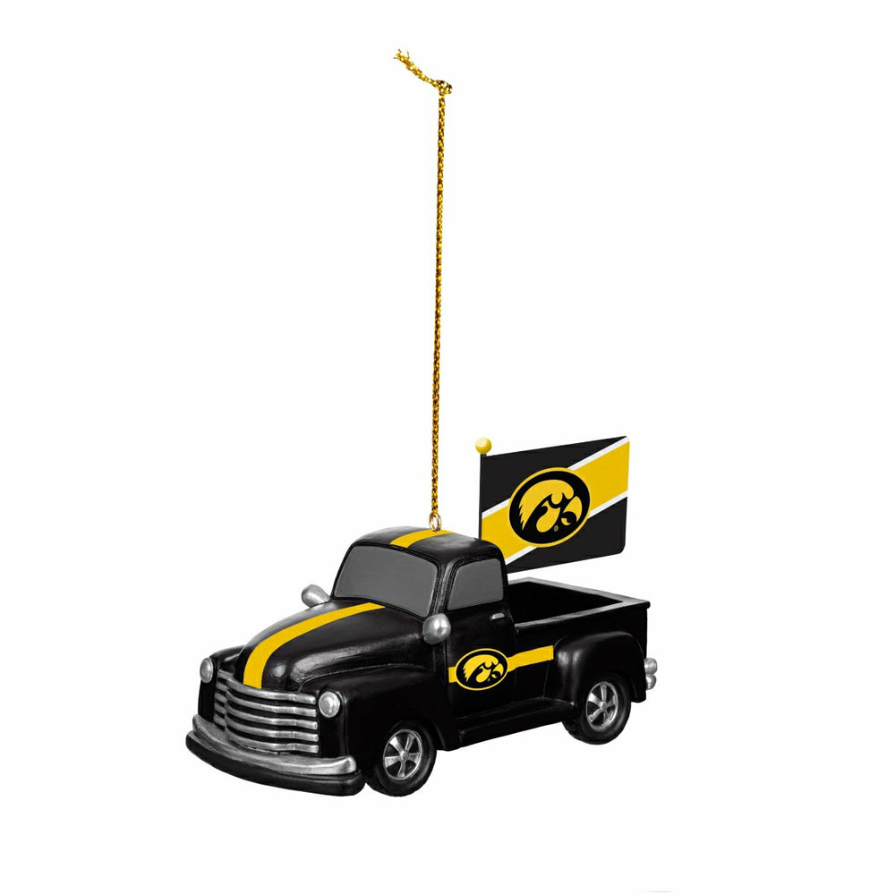 University of Iowa Rally Truck Ornament, Set of 2