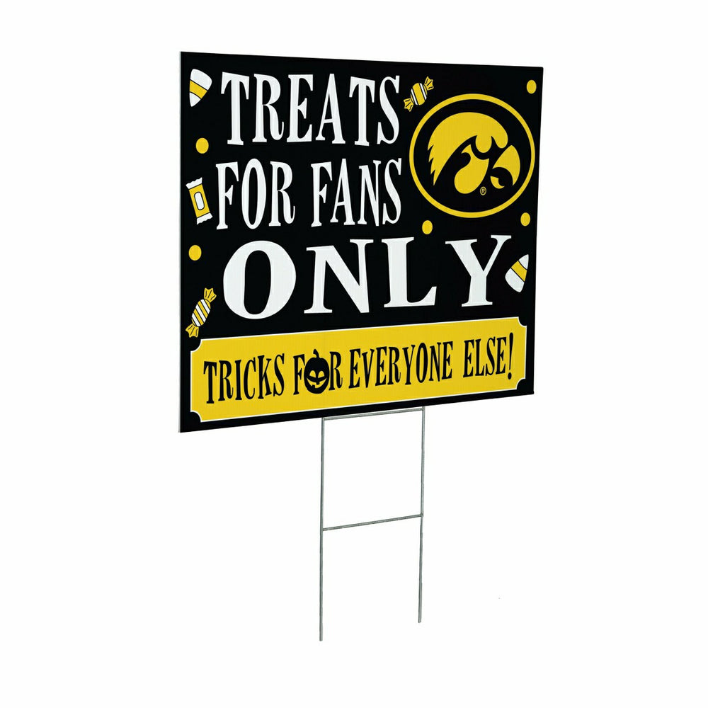 University of Iowa Yard Sign, Halloween Treats for Fans