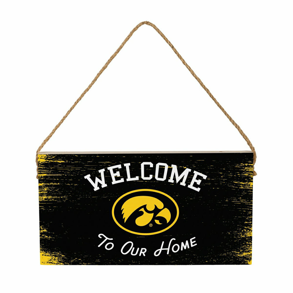 University of Iowa Wood Wall Sign, 6x11