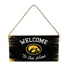 University of Iowa Wood Wall Sign, 6x11