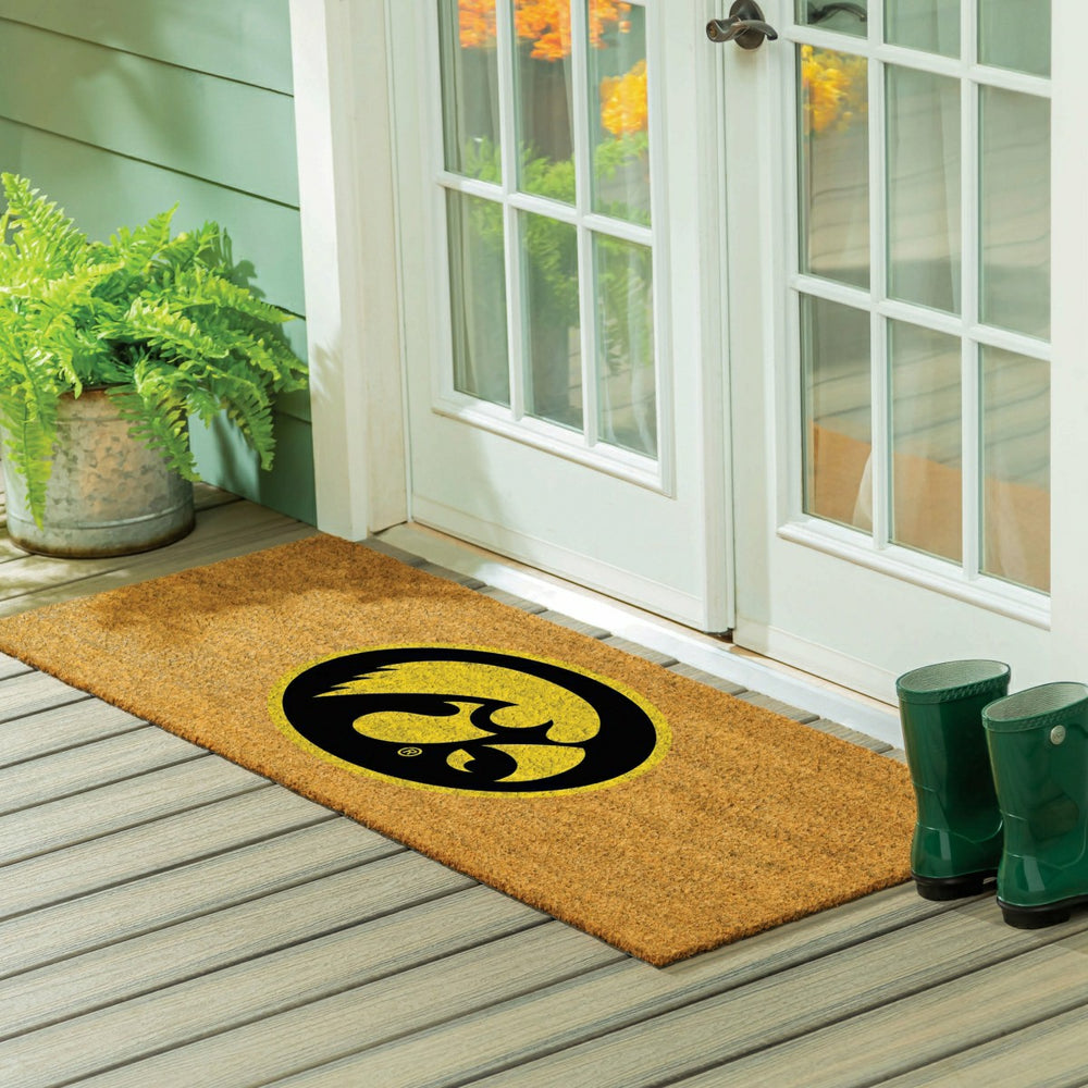 University of Iowa Extra Large Full Color Coir Mat, 60"x24"