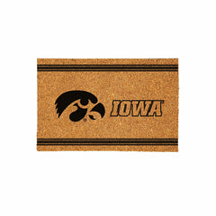 University of Iowa Large One Color Coir Mat, 36"x24"