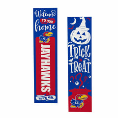 47" Double Sided Leaner, University of Kansas, Halloween