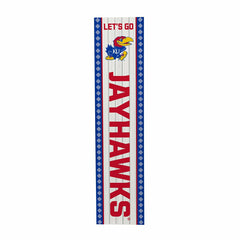 47" Double Sided Leaner, University of Kansas, Christmas