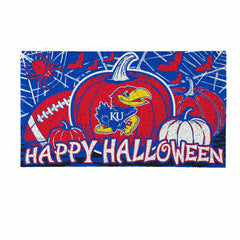 University of Kansas Halloween PVC Mat, 28"x16"