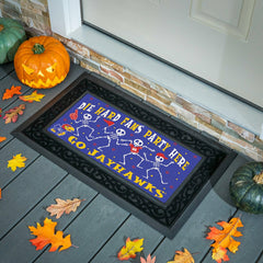 University of Kansas Flocked Coir Halloween Sassafras Switch Mat, 22"x