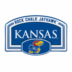 University of Kansas USA Embossed Steel Wall Sign, 11" x 17"