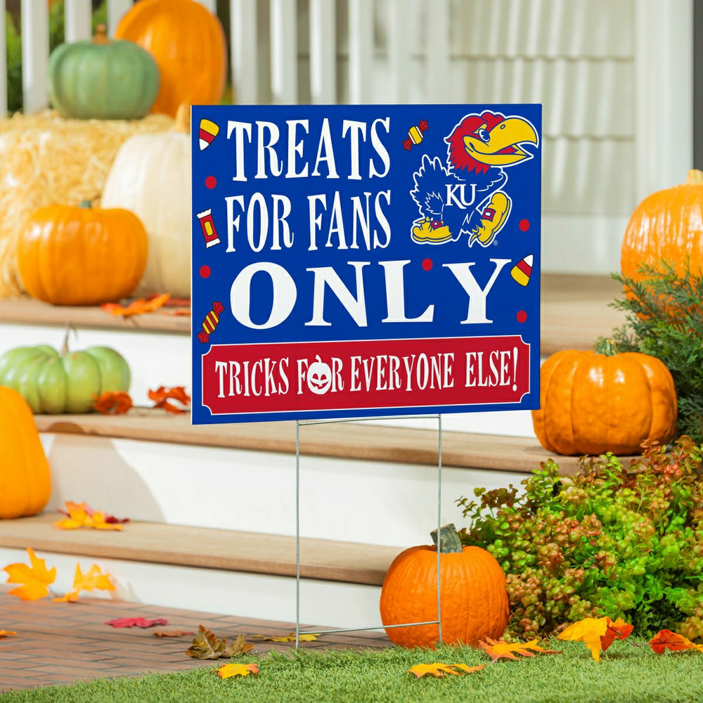 University of Kansas Yard Sign, Halloween Treats for Fans