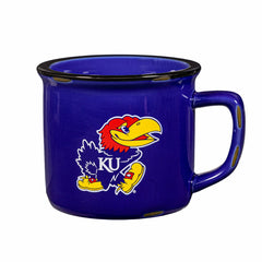 University of Kansas Ceramic Camp Cup with Enamel Finish, 14oz