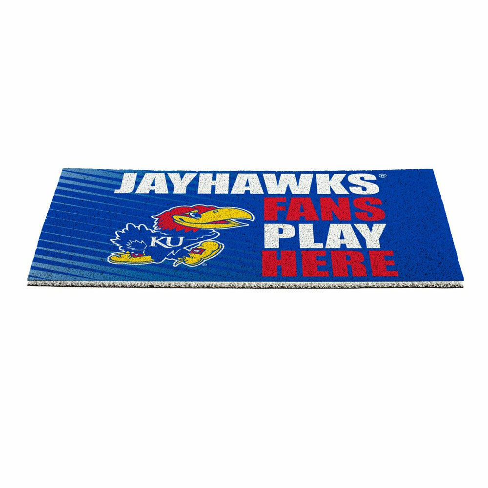 University of Kansas Fan Mat, 28"x16"