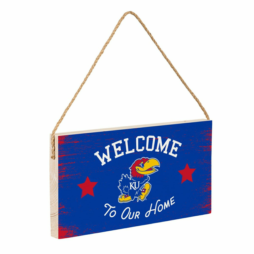 University of Kansas Wood Wall Sign, 6x11