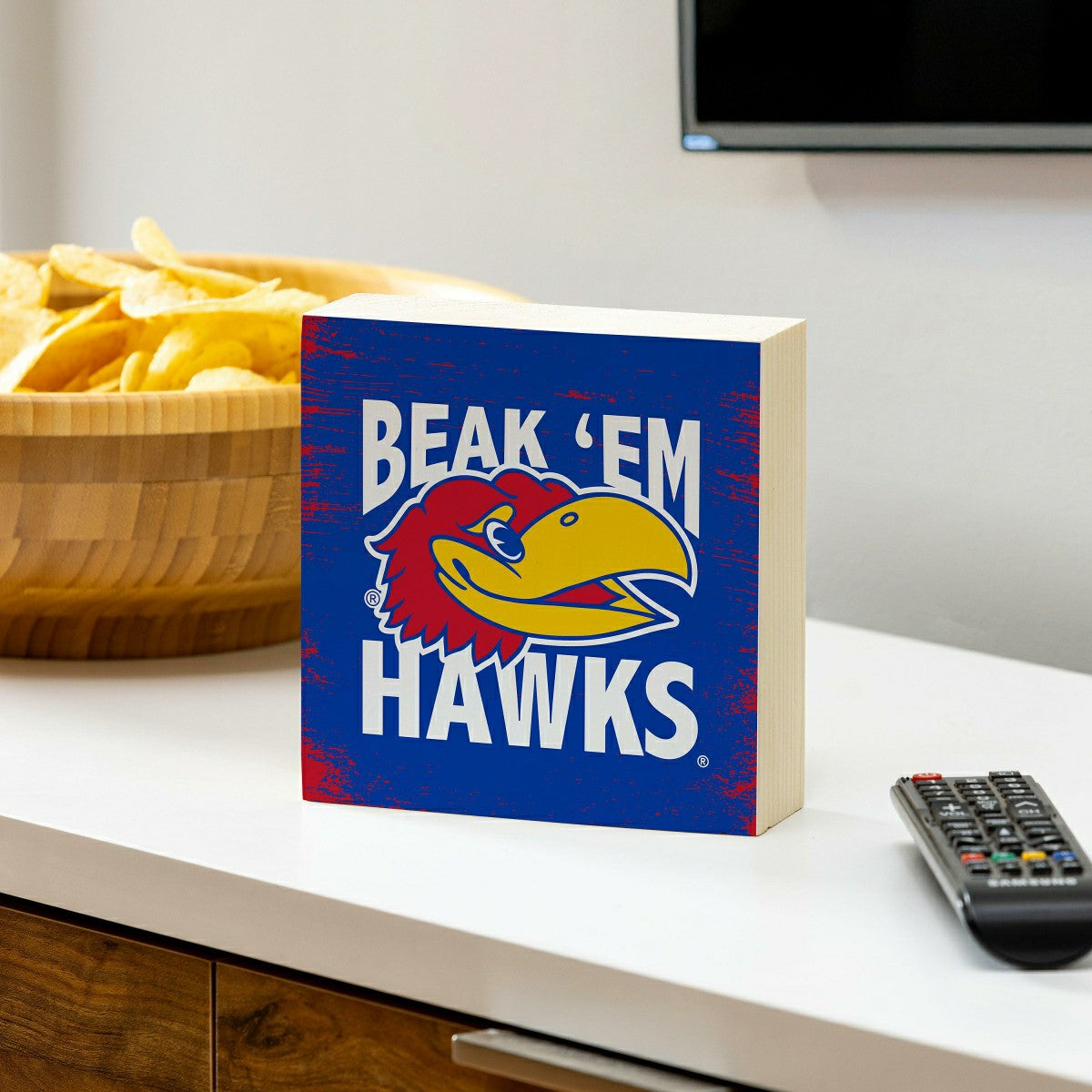 University of Kansas Plock, Down Home Fans, 6x6