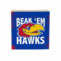 University of Kansas Plock, Down Home Fans, 6x6