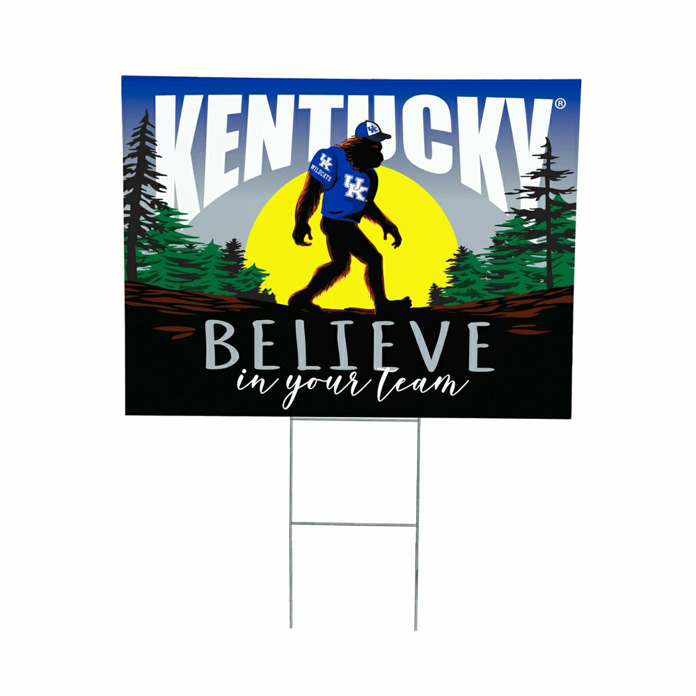 University of Kentucky Yard Sign, Bigfoot