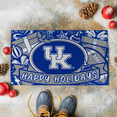 University of Kentucky Holiday PVC Mat, 28"x16"