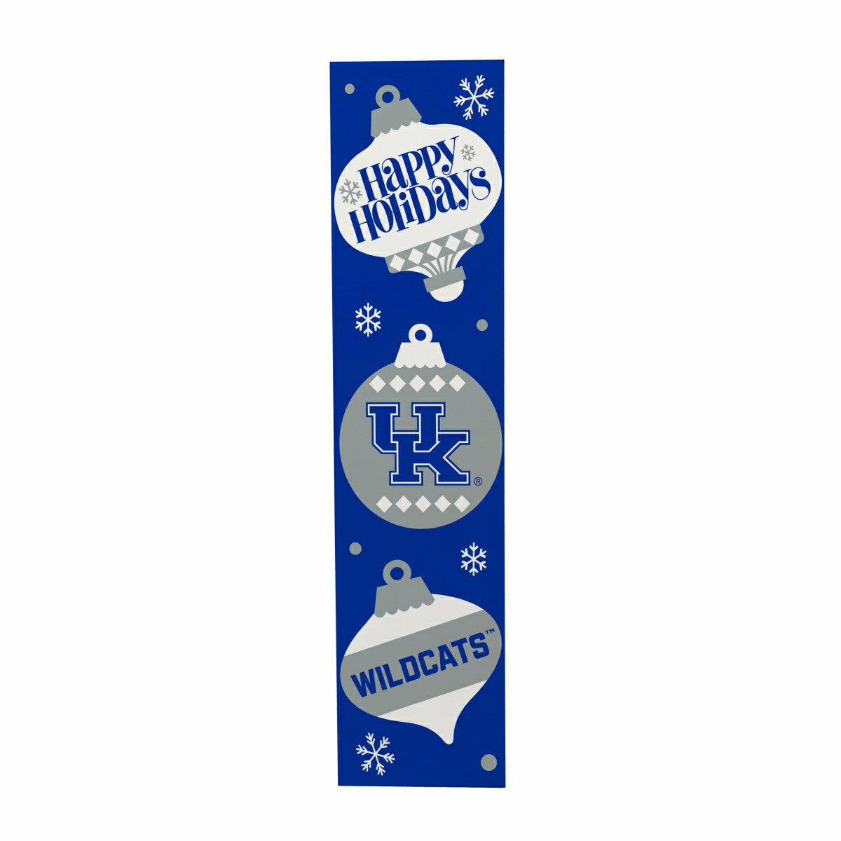 University of Kentucky 47" Double Sided Leaner, Christmas