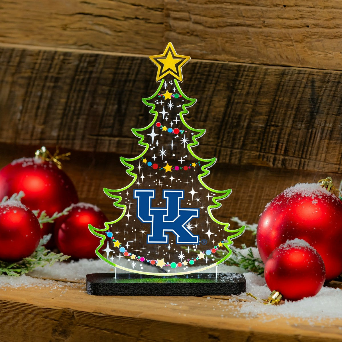 University of Kentucky College Holiday Tree Desklite LED Decor
