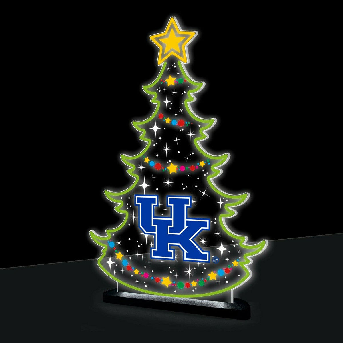University of Kentucky College Holiday Tree Desklite LED Decor