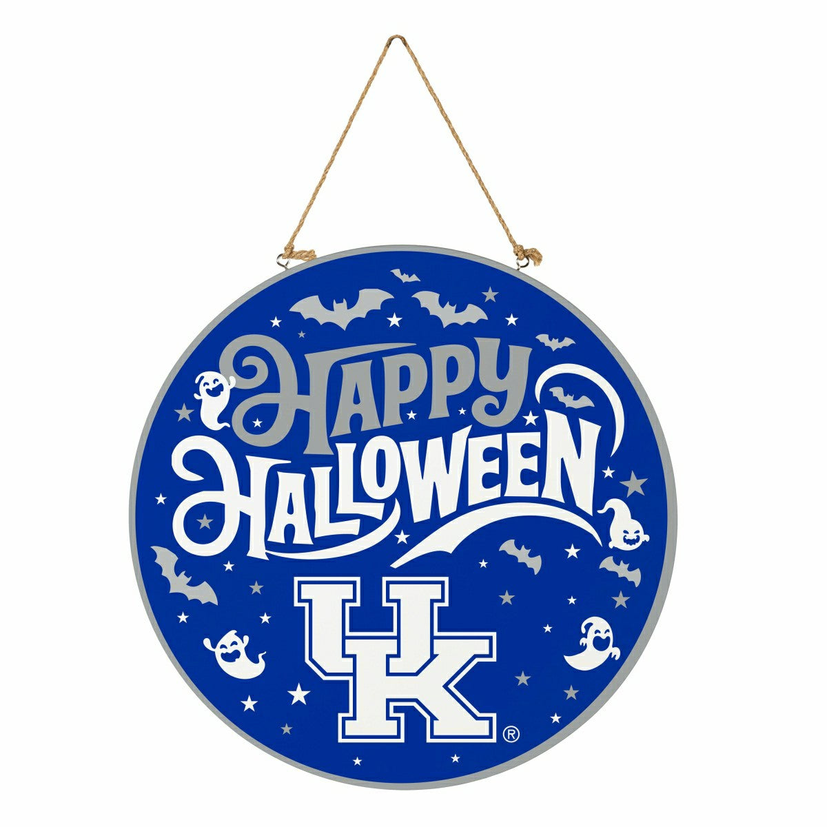 University of Kentucky Halloween Round Door Décor with Hanging Rope, 1