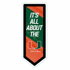 LED Wall Decor, Pennant, University of Miami