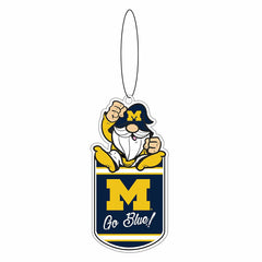 University Of Michigan Gift Tag Ornament, Gnome Fan