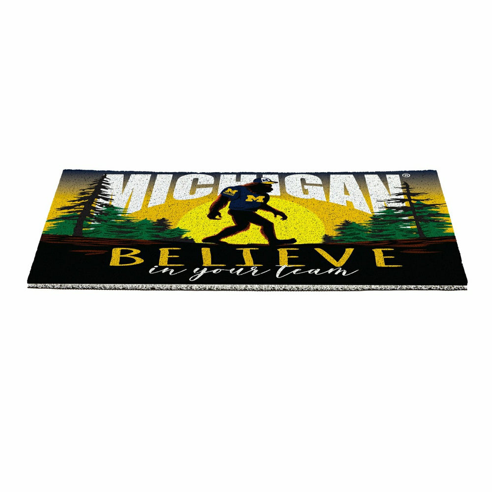 University Of Michigan Bigfoot PVC Mat, 28"x16"