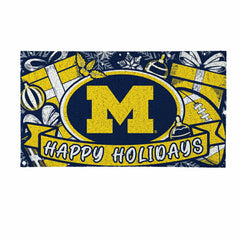 University Of Michigan Holiday PVC Mat, 28"x16"