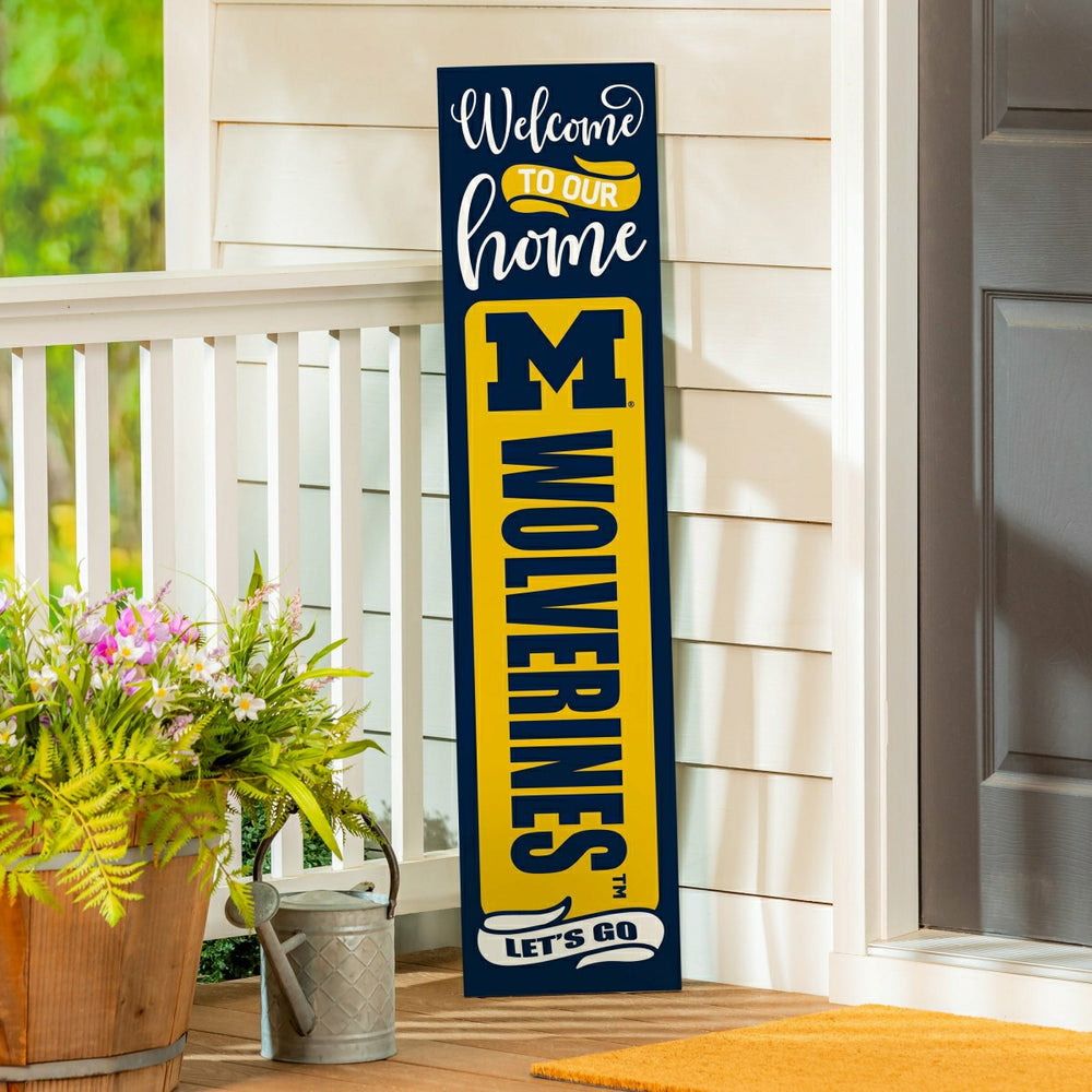 47" Double Sided Leaner, University Of Michigan, Halloween