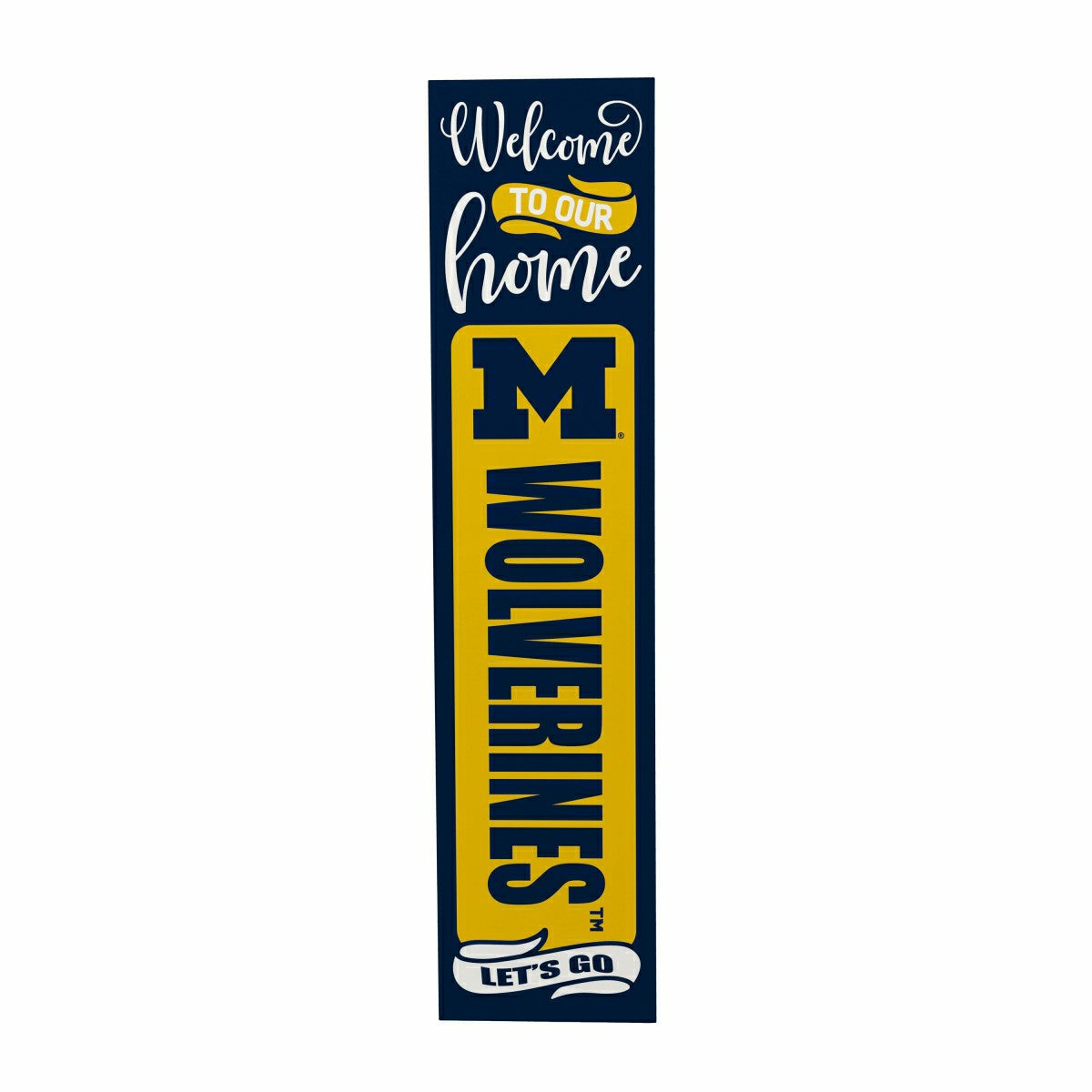 47" Double Sided Leaner, University Of Michigan, Halloween