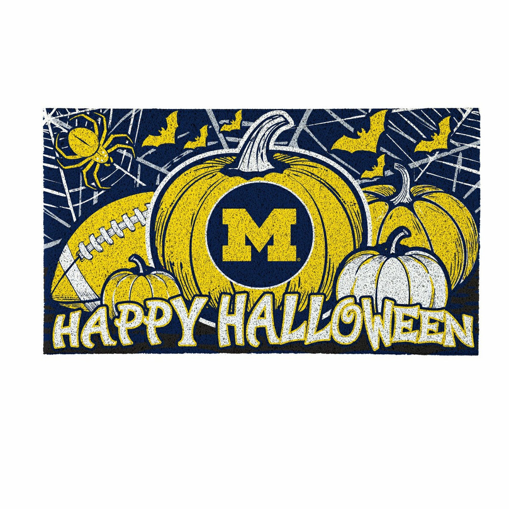 University Of Michigan Halloween PVC Mat, 28"x16"