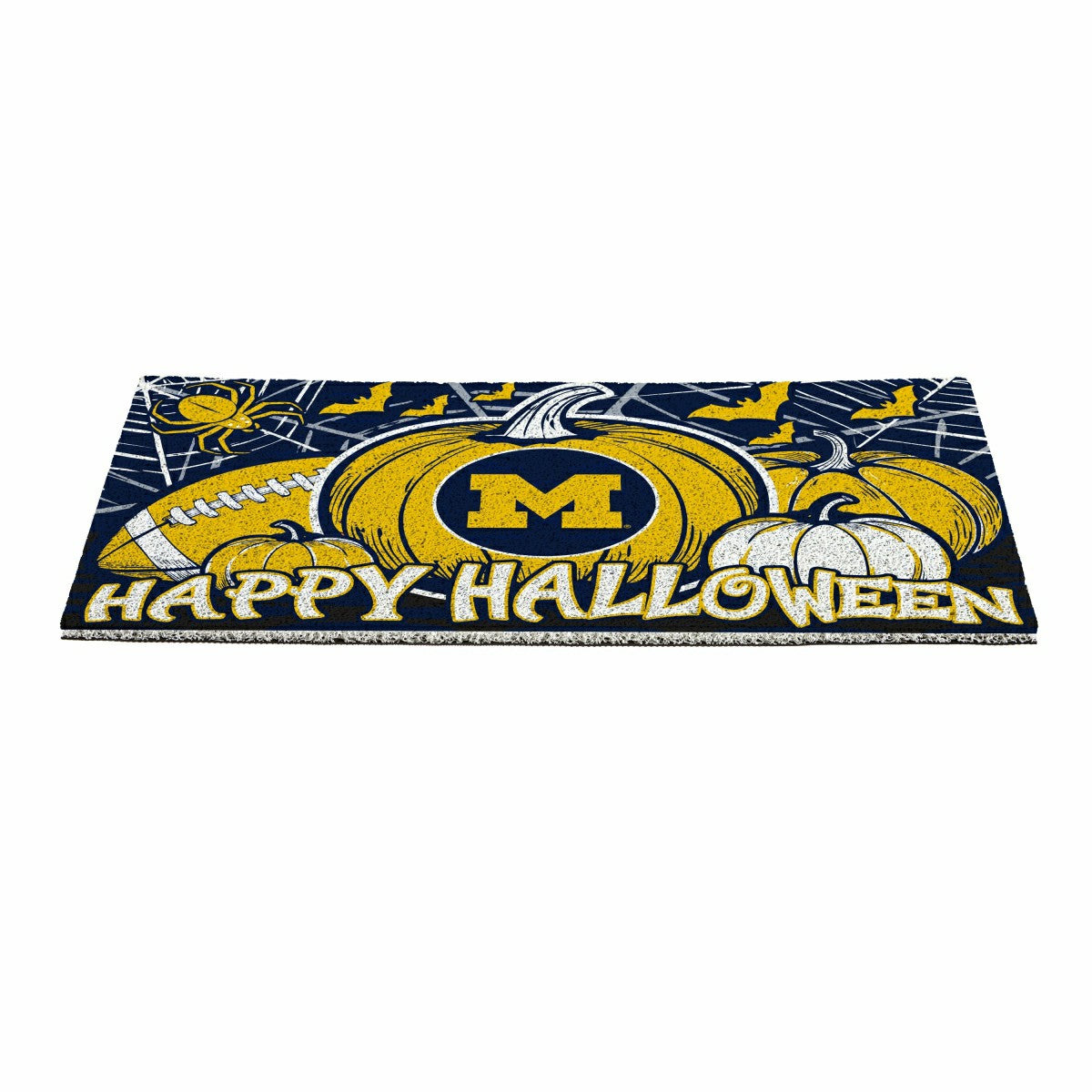 University Of Michigan Halloween PVC Mat, 28"x16"