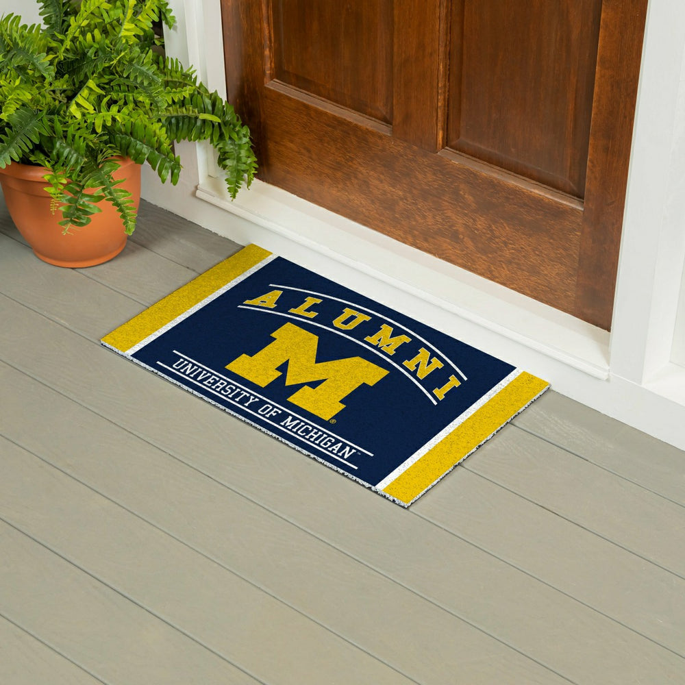 University Of Michigan Alumni Mat, 28"x16"