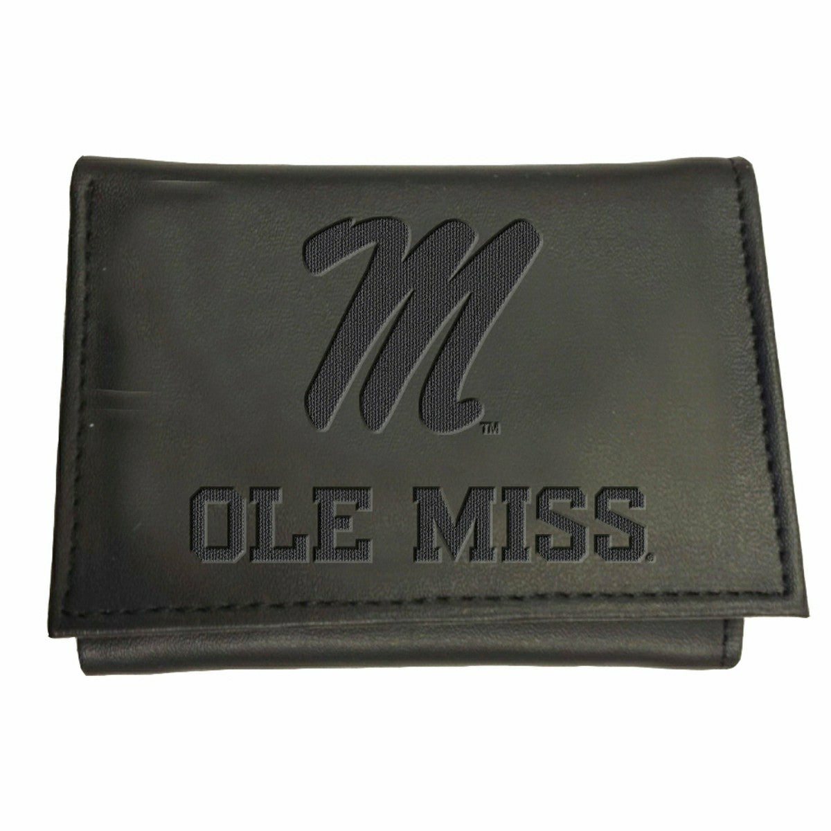 University of Mississippi, Tri-Fold Wallet, Black