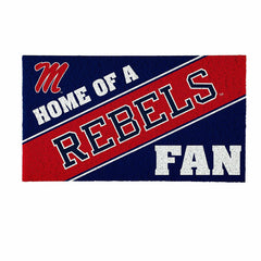 University of Mississippi, PVC Mat COLOR, Home of a Fan