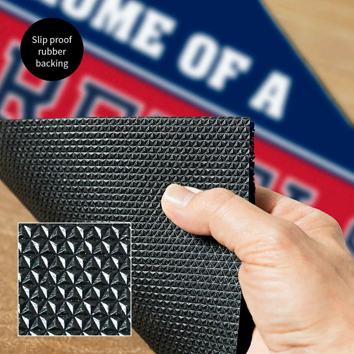 University of Mississippi, PVC Mat COLOR, Home of a Fan