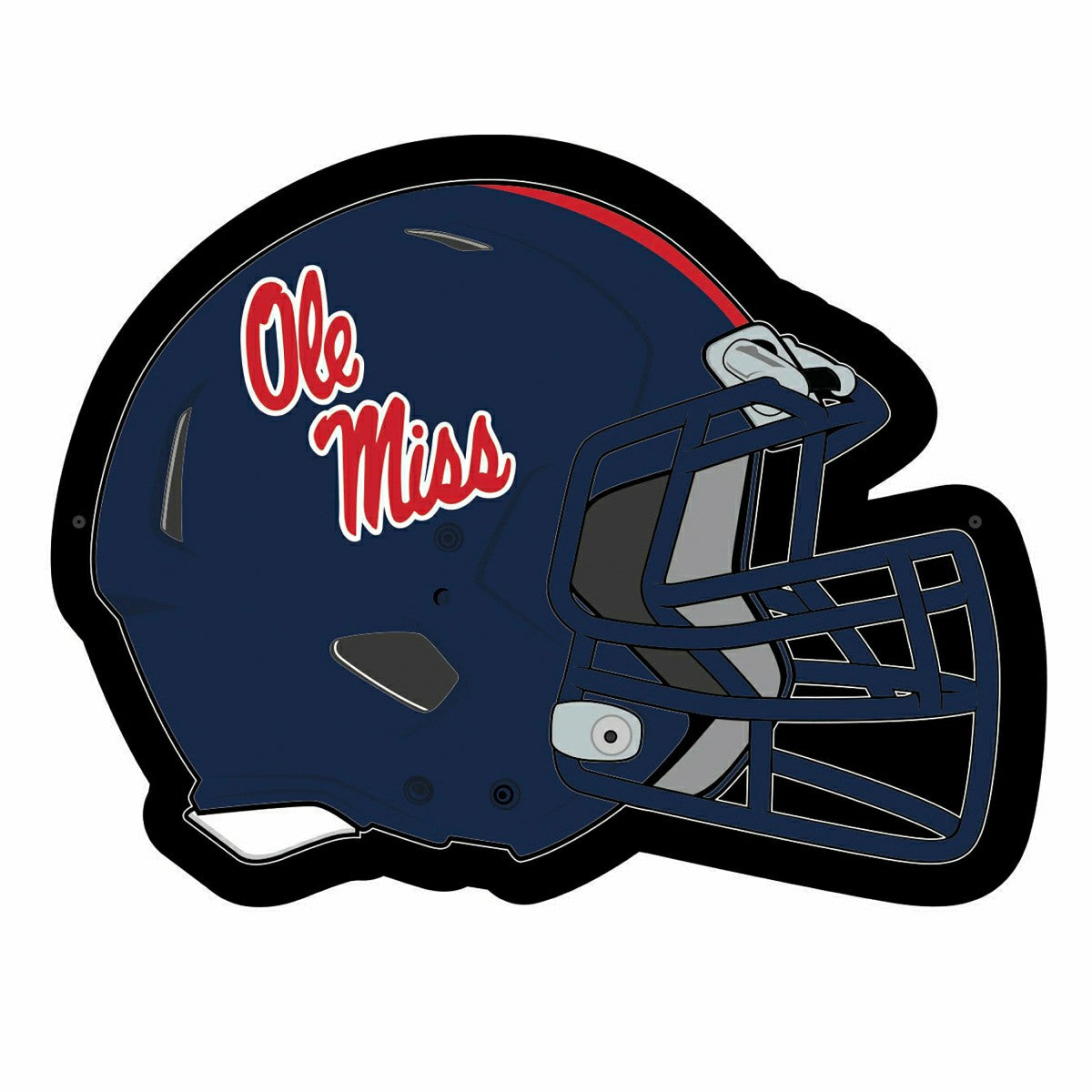 LED Wall Decor, Helmet, University of Mississippi