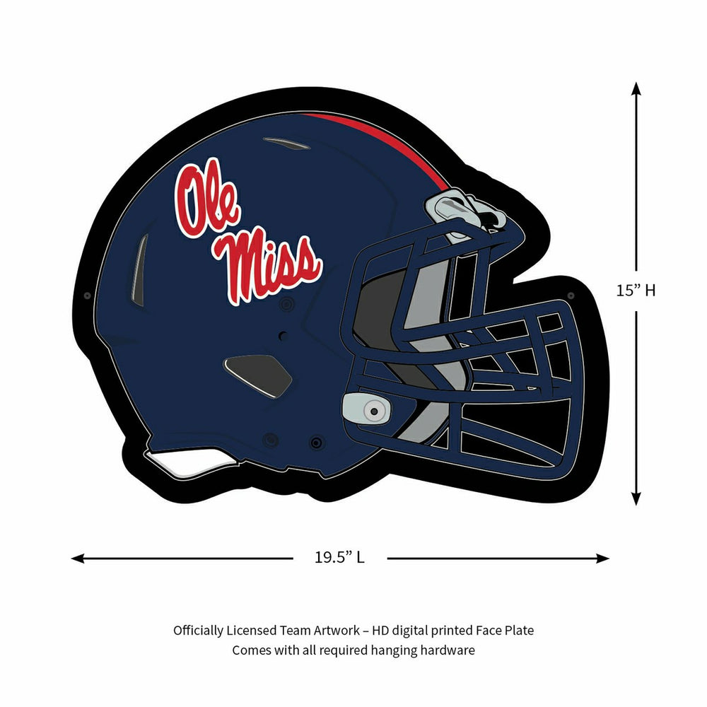 LED Wall Decor, Helmet, University of Mississippi