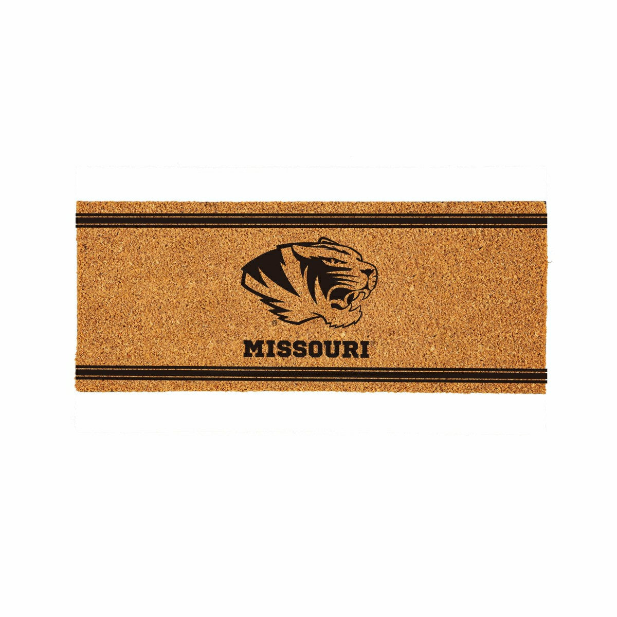 University of Missouri Extra Large One Color Coir Mat, 60"x24"