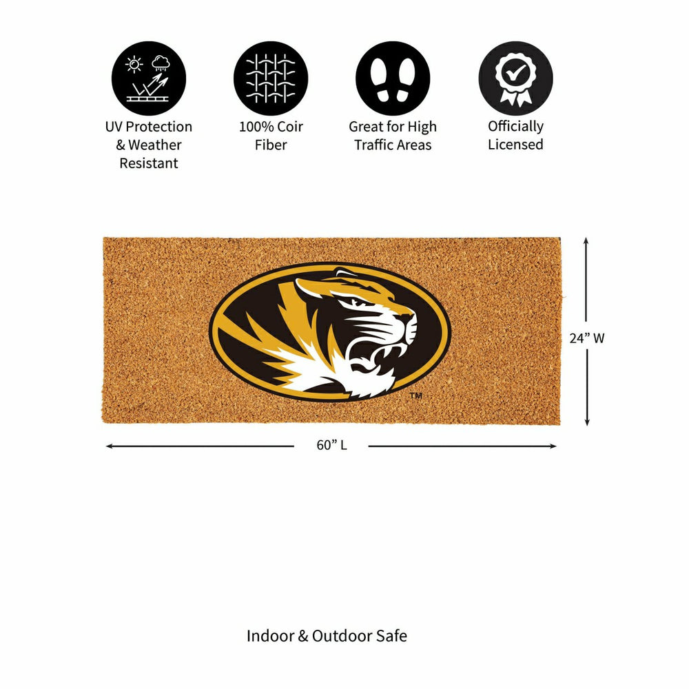 University of Missouri Extra Large Full Color Coir Mat, 60"x24"