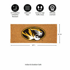 University of Missouri Extra Large Full Color Coir Mat, 60"x24"