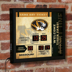 Scoreboard Wall Clock, Missouri