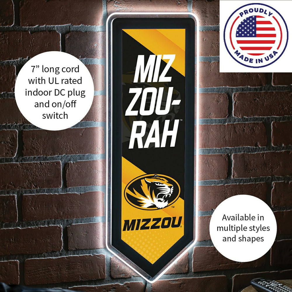 LED Wall Decor, Pennant, University of Missouri