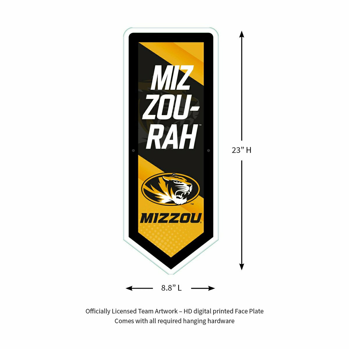 LED Wall Decor, Pennant, University of Missouri